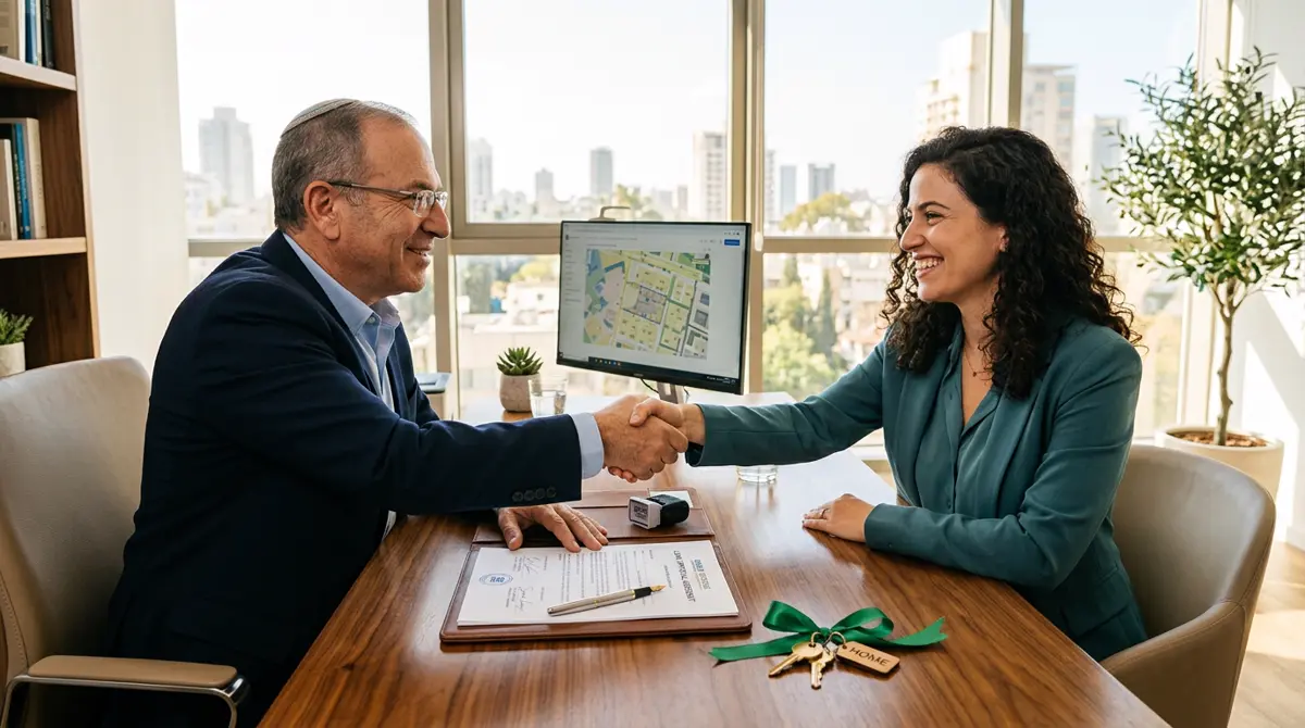 יעקב הימלפרב מסביר על תהליך לקיחת משכנתא לצורך קניית קרקע